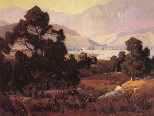 Elmer Wachtel Santa Paula Valley oil painting picture